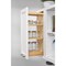 Rev-A-Shelf Maple Veneer, Light Brown, 6.5 in W, 26.15 in H, 10.75 in D, 10.75 in L, Light Brown 448-BBSCWC-6C - alternate 2